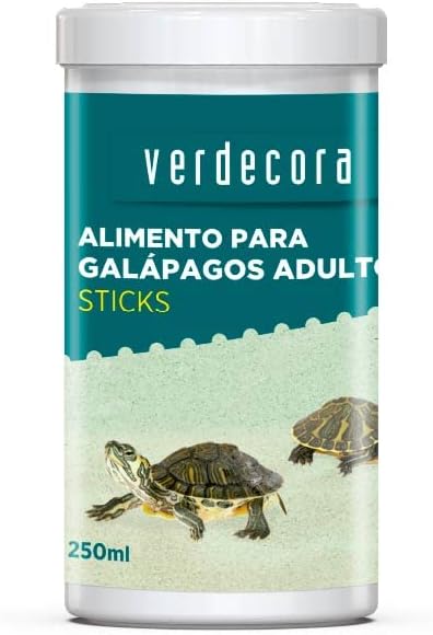 Verdecora Comida Tortugas y Galápagos (Galápago Adulto, Sticks 250ml)