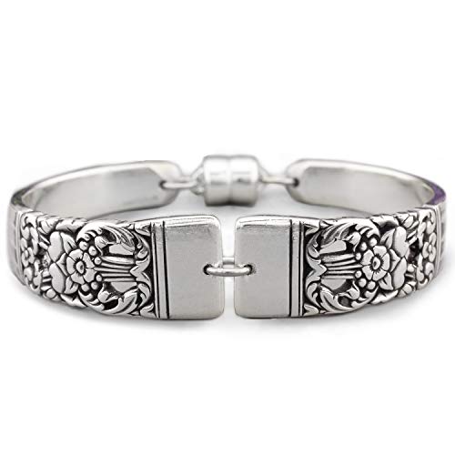 Large 1936 Coronation Spoon Bracelet Silverware Jewelry