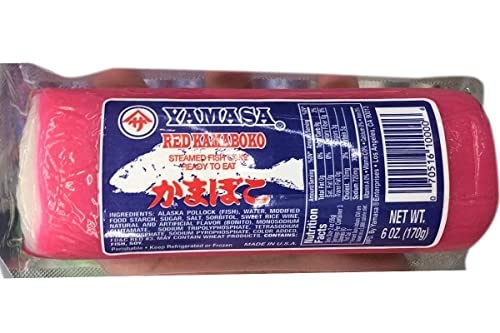 Snack Cakes Yamasa Red Kamaboko 蒲鉾かまぼこ Steamed Fish Cake Alaska