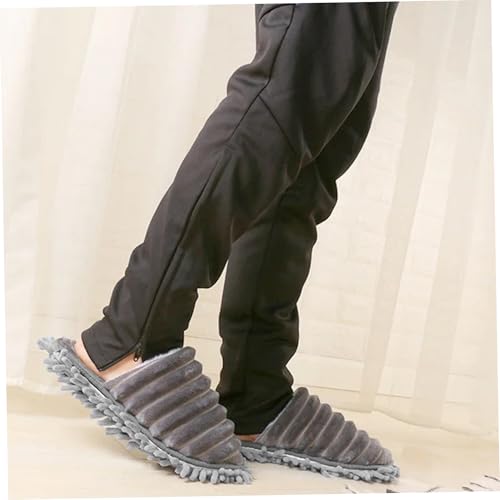 Unisex Microfiber Slippers,Floor Cleaning Mop,Detachable Washable Mop Shoes,Silent House Dusting Slippers,Floor Dust Dirt Cleaning Slipper for Women Men2