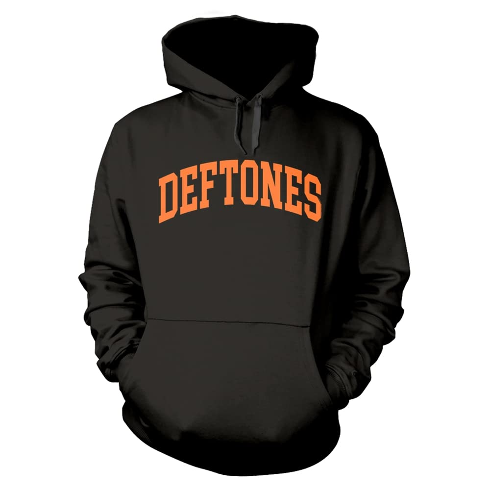 Rock Off officially licensed products Deftones College Official Unisex Hoodie Hooded Top (XX-Large) Black