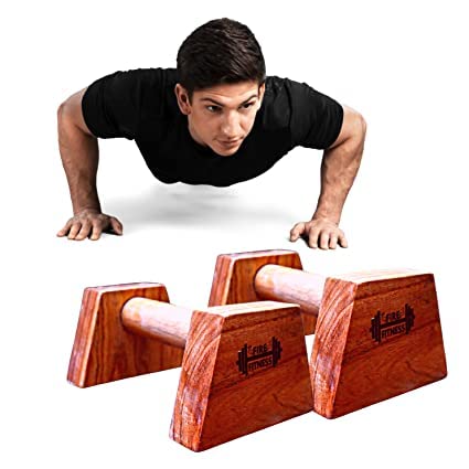 FIRE FITNESS wooden push up bar non slip mat for straching wooden handstand parallettes bar for men and women home exercises equipments (B0BXPYN2QD) Amazon Price History, Amazon Price Tracker