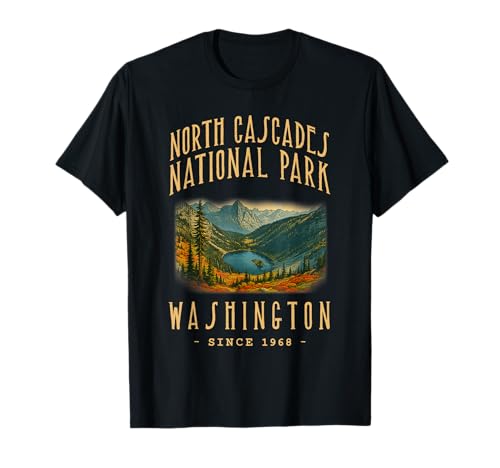 NORTH CASCADES NATIONAL PARK, WASHINGTON. CAMPING, HIKER T-Shirt