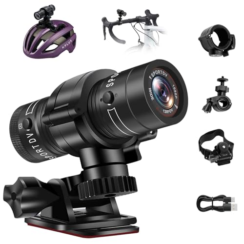 Pudet Luo Action Cam, 1080P HD & 120° Weitwinkel Helmkamera, 1000mAh Hochleistungsakku & IP63 wasserdicht Actionkameras für Fahrrad/Motorrad Pudet Luo Action Cam, 1080P HD & 120° Weitwinkel Helmkamera, 1000mAh Hochleistungsakku & IP63 wasserdicht Actionkameras für Fahrrad/Motorrad