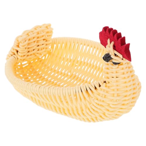 UKCOCO Panier Tressé De Pâques Panier à Fruits Forme De Poule à Œufs Pour Cuisine