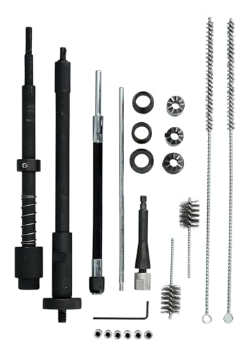 BRILLIANT TOOLS BT551300 Injektorsitz- und Schacht-Reinigungs-Sat z | 21-tlg. [Powered by KS TOOLS]