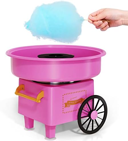 ZRVTM Cotton Candy Machine - Cotton Candy Sugar Floss Maker for Kids, Homemade Candy Sweets for Birthday Parties