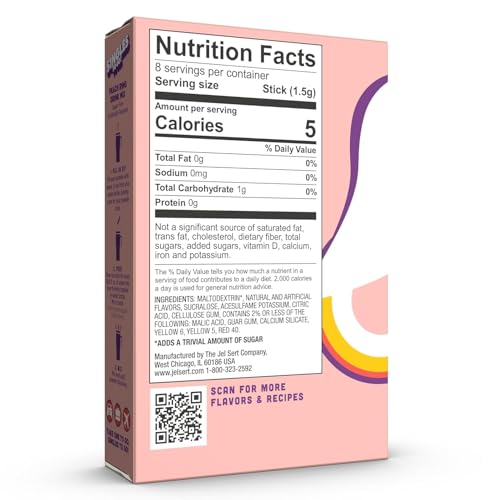 SINGLES TO GO! Wyler's Light Peach Ring Flavor, Trend Inspired Flavor, Low Calorie Drink Mix, Perfect for Taking on the Go with 6 Per Box and 36 Total Servings (Pack of 6)