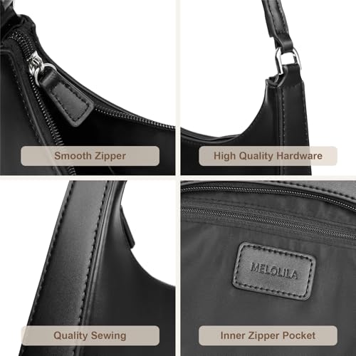 Trendy Purses for Women 2025 Designer Shoulder Bag Medium Crescent Bag Faux Leather Shoulder Purse4