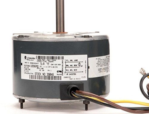 3S046 | Carrier Condenser Motor 5KCP39BGU996AS 1/10 hp, 1100 RPM, 208-230V Genteq