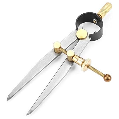 Aional Stainless Steel Divider Scriber Caliper Spring Wing Divider Jewellery Metal Dividers Craft Adjustable Spring Wing Divider Cover