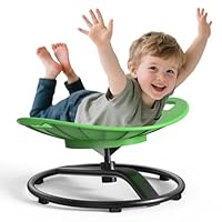 AERKINE Spinning Chair for Autistic Kids - Safety Handle Sensory Chair for Autistic Children with Non-Slip Design, 3-8 Years Kids Swivel Chairs (Green)