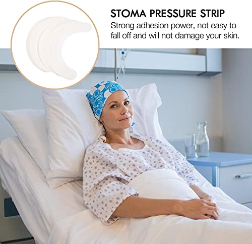 Yxmkjos 20 Pcs Ostomy Barrier Strips Elastic Barrier Strips Hydrocolloid Skin Extender Strips Half Rings Ostomy Supplies For Colostomy Bags Sealing Ostomy Stoma Bag #TOP5