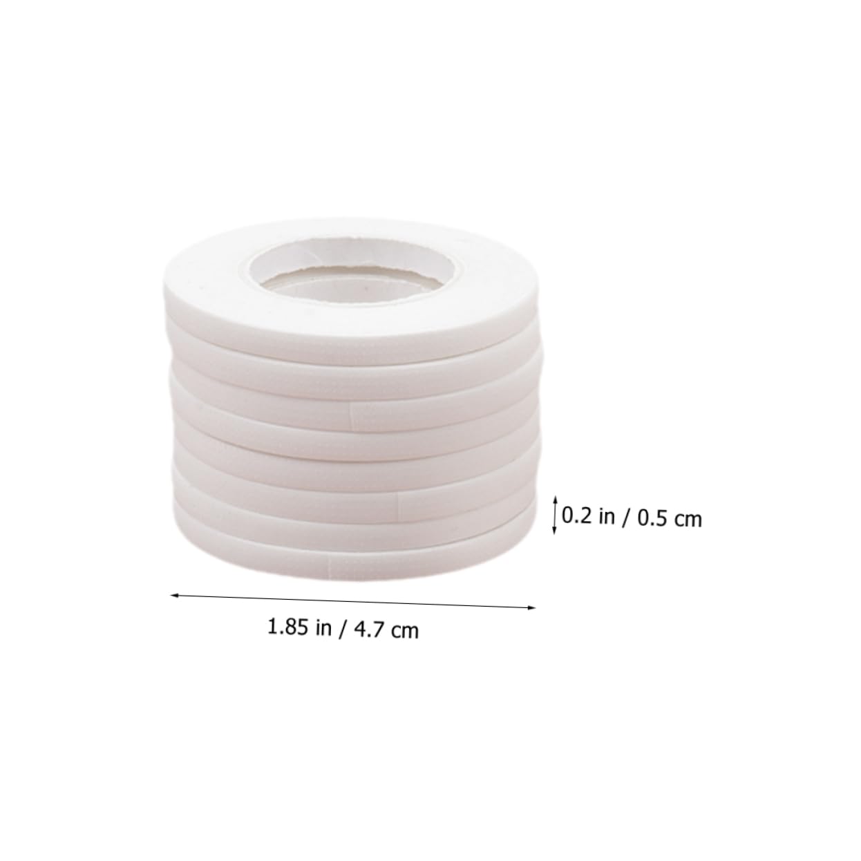 10pcs Eyelash Tape Adhesive Lash Tapes Eyelash Extension Tapes Fabric Medical Tape Under Eye Lash Tapes Under Eye Tapes Miss Non-woven Fabric Sticker White Breathable