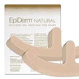 Epi-Derm Mastopexy-Left/Right, (5 Pair) (Natural) Silicone Scar Sheets from Biodermis