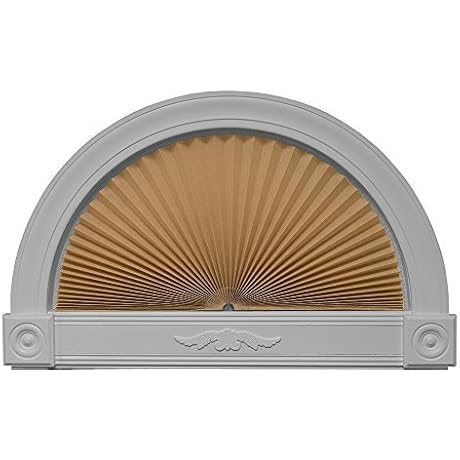 Redi Shade Light Filtering Half Circle Fabric Shade