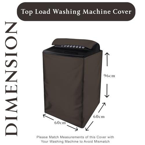 Image of Star Weaves Waterproof Top Load Washing Machine Cover Compatible For Haier HWM105-826S6 10.5 Kg - Polyester