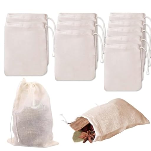 GHPKOTW 10 Piezas Bolsas De Muselina Con Cordón, Bolsas Reutilizables De Algodón, Bolsas Filtro Para Hierbas Y Especias, Para Té Café Y Cocinar, Bolsitas De Té, Ecológicas, 3 Tamaños Diferentes | Ya disponible en tu tienda friki favorita! En mundofriki.es! GHPKOTW 10 Piezas Bolsas De Muselina Con Cordón, Bolsas Reutilizables De Algodón, Bolsas Filtro Para Hierbas Y Especias, Para Té Café Y Cocinar, Bolsitas De Té, Ecológicas, 3 Tamaños Diferentes | Ya disponible en tu tienda friki favorita! En mundofriki.es!