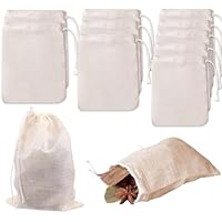 GHPKOTW 10 Piezas Bolsas De Muselina Con Cordón, Bolsas