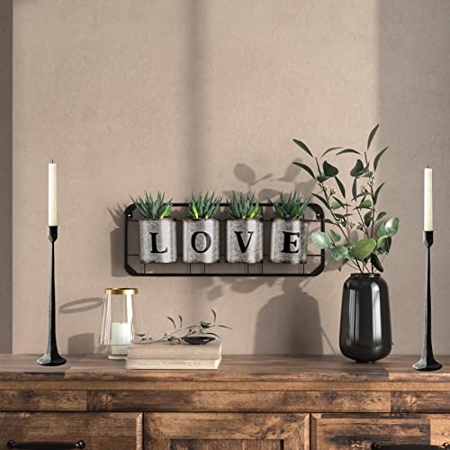 Iron Taper Candle Holder - Decorative Candle Stand - Candlestick Holder 14.3 In Tall… #TOP4