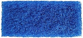The Simple Scrub Tile + Mop Brush Cleaning Pads Refill | Clean Bathroom Tile, Kitchen, Floor, Hard to Reach Places | Medium Abrasive for Grout + Shower | Blue, 5 Pack