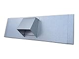 Window Dryer Vent – The Original Window Vent Kit for Clothes Dryers, 4 Inch Exhaust Hood, Adjustable Side Panels Fit 18-24” Windows, Heavy Duty Metal Design by Vent Works