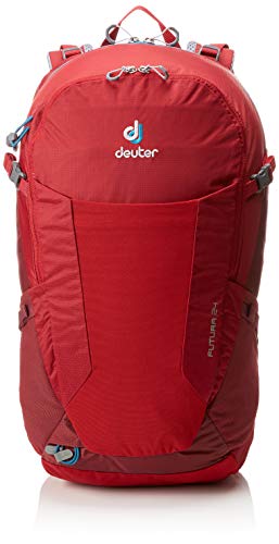 Deuter Futura 24  Mochila Unisex Adulto  Rojo  Cranberry Maron   24x36x45 cm  W