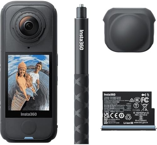 insta360 X4 Air Starter Bundle - Câmara de ação de 8K de 360 grau...
