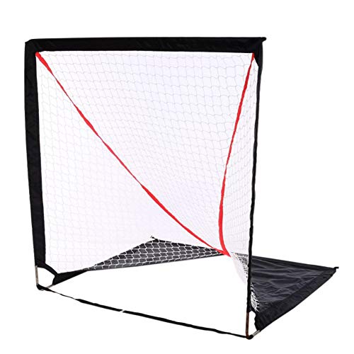 Jlong Sports Street Hockey Goal, All Purpose Steel Hockey Net, Sports Barrier Net, Backyard Soccer Hockey Goals Game, All Weather Durable Outdoor Goal - Thumbnail 3