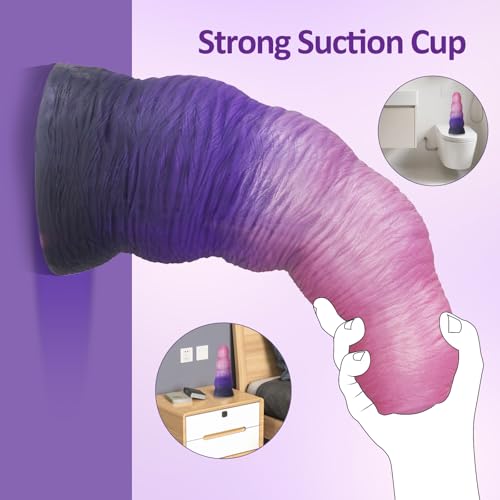 Image of 13 Inch Huge Thick Monster Dildo, XXXL Silicone Fantasy Dildos | Big Giant, Extra Large, Strong Suction Cup, Massive Butt Plug for Anal Play, Adult Sex Toys, For Advanced Women Men Gay