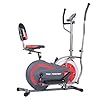 [BODY POWER] 2nd Generation Patented 3-in-1 Home Gym, Upright Compact Exercise Bike, Elliptical Machine & Recumbent Bike, Trio Trainer with Heartrate Monitor, Safety Brake Pad. BRT5088