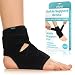 Vive Ankle Guard Brace - Adjustable Stabilizer - Rolled, Sprained Foot Sleeve Support for Peroneal Tendonitis, Running, Soccer, Volleyball - Athletic Injury Protector for Sprains - Men and Women