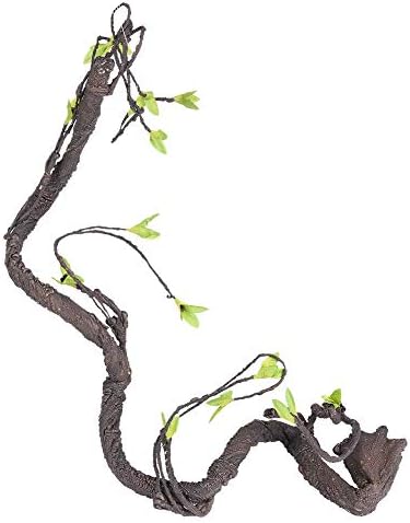 Generic Reptiles Vine Climber Durable Flexible Branch Decor for Terrarium Forest Bend Branch Material Green 39.4-47.2 Inch Suitable for Pet Cages (WF-2) — view 3