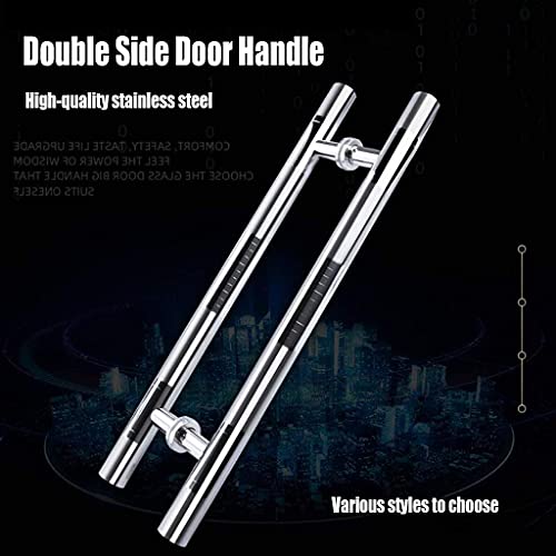 Poignée push-pull en acier inoxydable pour porte en verre H - 3