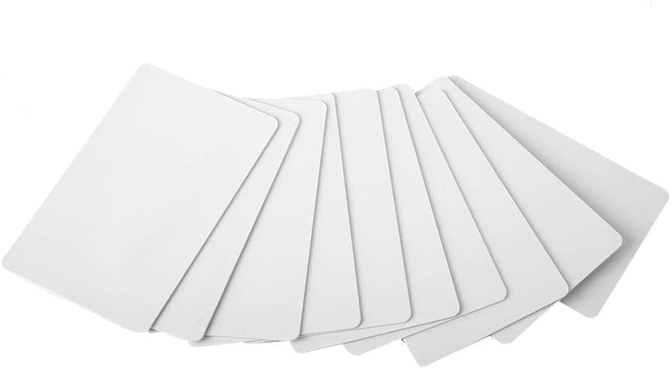 Blank White PVC Cards Plastic, Contactless 125kHz Smart RFID Proximity ID Card Read-only Access Card (100pcs/Set), Wholesale Business