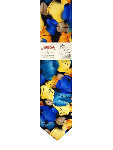 Jerry Garcia Men's Regular Necktie Bee Hive - Blue, Regular - 57 Inch #TOP2
