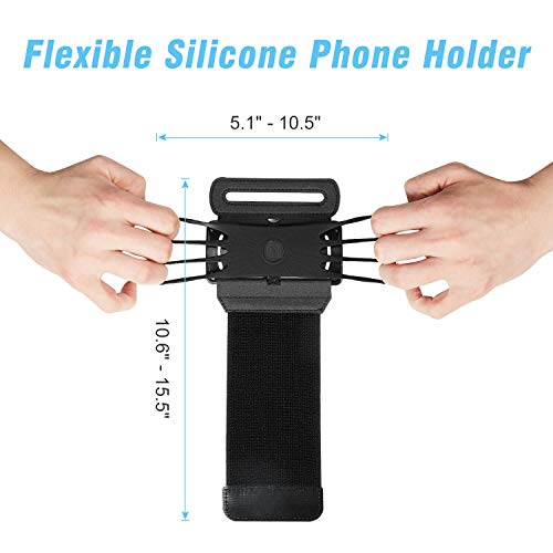 Newppon Phone Holder For Running Wristband : 360° Rotatable Wrist Armband Case For Iphone 14 13 12 11 Pro Max Mini Xs Xr X 8 Plus Samsung Galaxy Note 21 S20 Lg Pixel For Sports Workout Jogging #TOP4