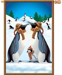 Premier Kites 52652 House Brilliance Flag, Frolic in Snow, 28 by 40-Inch