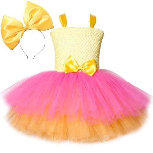 Robe de poupée dessin animé pour filles finie la frustration des jupes rêches