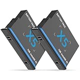 Picture of YONHUIZI 2800mAh Rechargeable Battery for Insta 360 X5 Camera Battery Replacement 3.89V Lithium-Ion Batteries 2-Pack