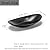 Binoster Black ring jewellery tray organiser tray, dresser decor key flat jewellery bowl decorative oval dish