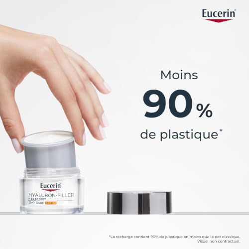 Eucerin Hyaluron Filler + 3x EFFECT Soin de Jour SPF 30 Tous Types de Peaux 50ml Recharge - vue 10