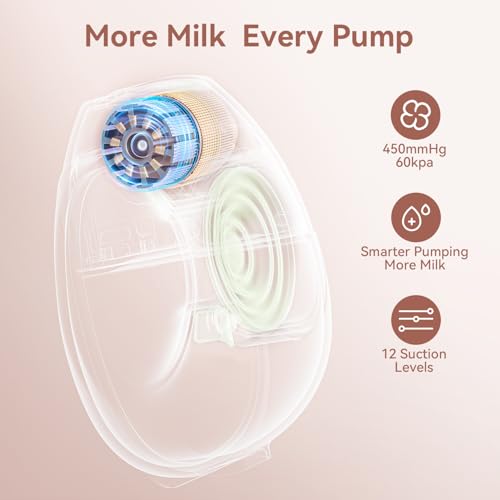 Extractor de leche eléctrico manos libres 2 unidades miniatura 3