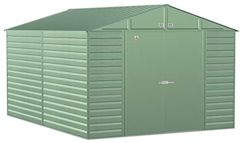 Arrow Sheds 10' x 14' Outdoor Steel Storage Shed, Green