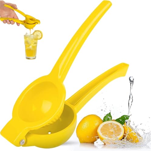 La Mejor Lista de Exprimidores manuales más recomendados. 49 Exprimidor de Limones, Exprimidor de Limones Manual de Aluminio, Exprimcut de Limon de Metal Macizo, Exprimicut de Limas Con Diseño Ergonómico, Lemon Squeezer para Naranja, Limon...
