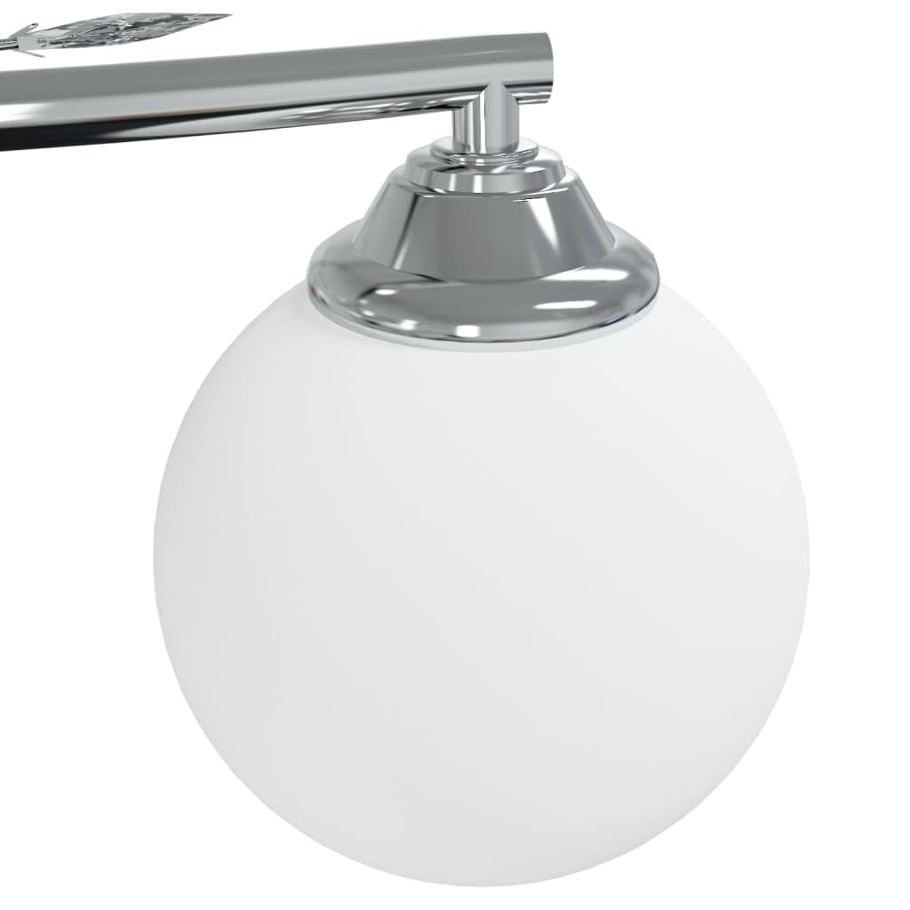 Deckenleuchte Mit Runden Glasschirmen Für 4 G9 Led-Leuchtmittel
