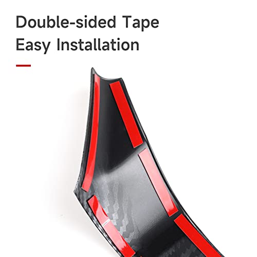 Image of for Honda Civic 2022 2023 2024 2025 2026 11th Gen Accessories ABS Carbon Fiber Decals Interior Stickers