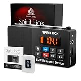 PARANORMIC Spirit Box Kit – Compact Ghost Hunting Equipment with Fast Sweep & 6+ Hours Use of EVP Recording, 32GB Card Included
