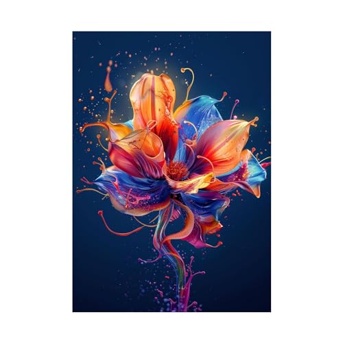 Impression sur toile grand format pour habiller un mur blanc de salon moderne