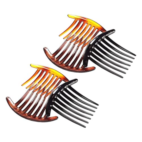 Set de 3 peines para cabello tipo French Twist en plástico miniatura 3